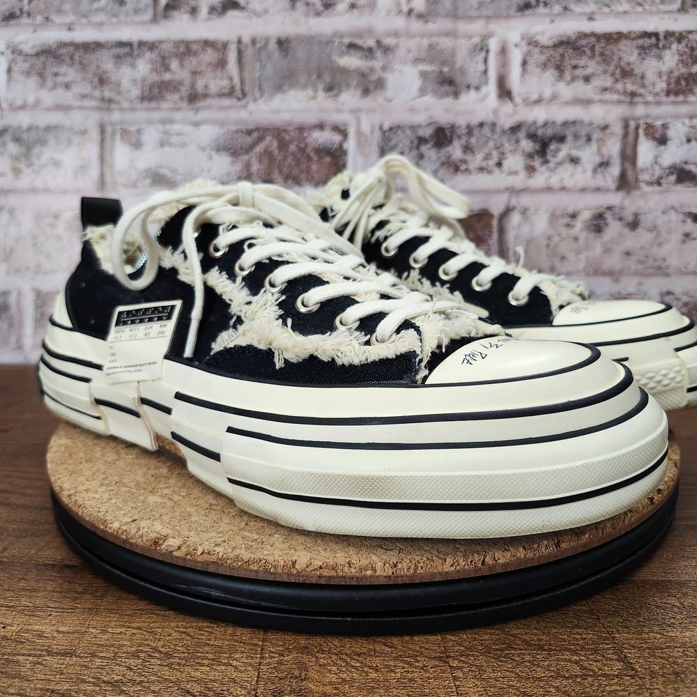Vessel G.O.P. Low Top Black Sneakers Unisex Size M10.5 W12.5 *Pre-Owned* - Picture 13 of 16